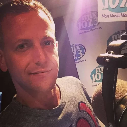Jason at radio station